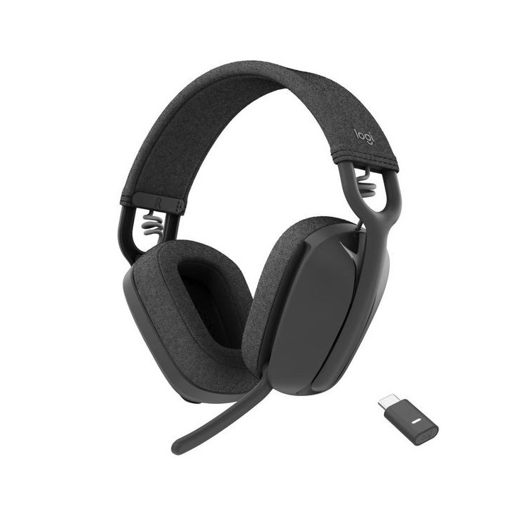 981-001199 Logitech Logitech Zone Vibe Wireless Bluetooth headphones with USB receiver and noise-cancelling mic 1,11 Wh 981-001199 Logitech Logitech Zone Vibe Wireless Bluetooth headphones with USB receiver and noise-cancelling mic 1,11 Wh