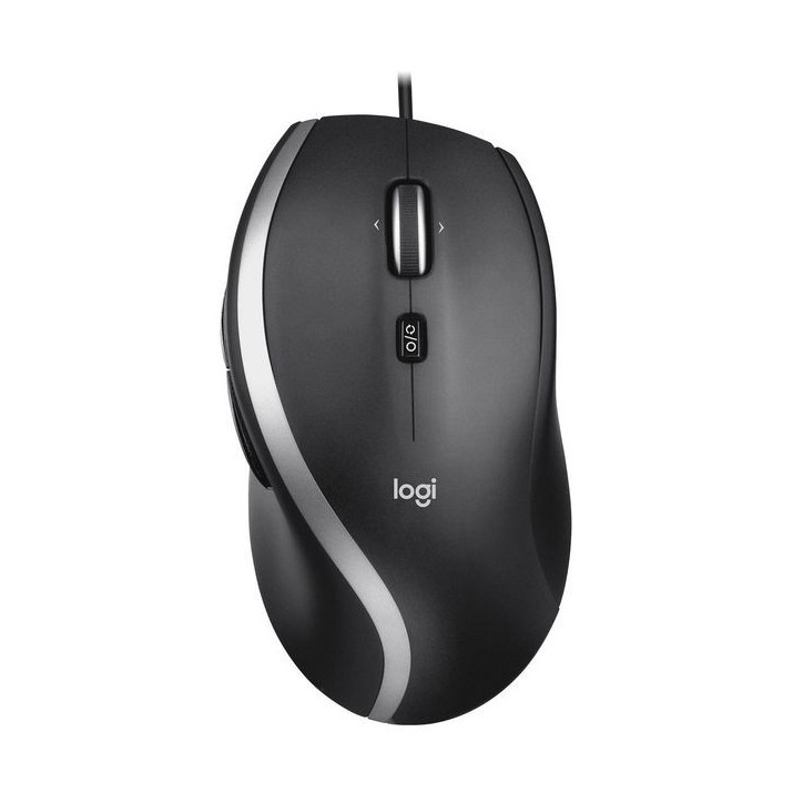 910-005784 Logitech Advanced Corded Mouse M500s, USB Type-A, Black Yes