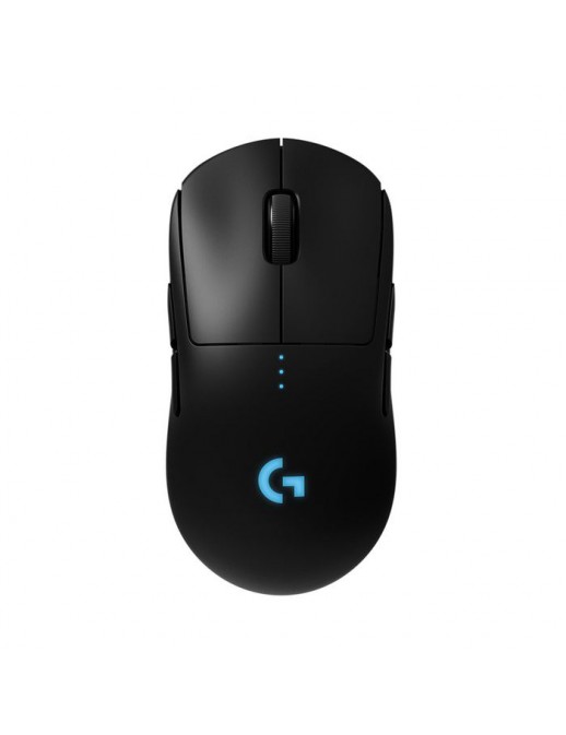 910-005273 Logitech PRO Wireless Gaming Mouse, RF Wireless, Lithium Polymer (LiPo), Black Polytetrafluoroethylene (PTFE)