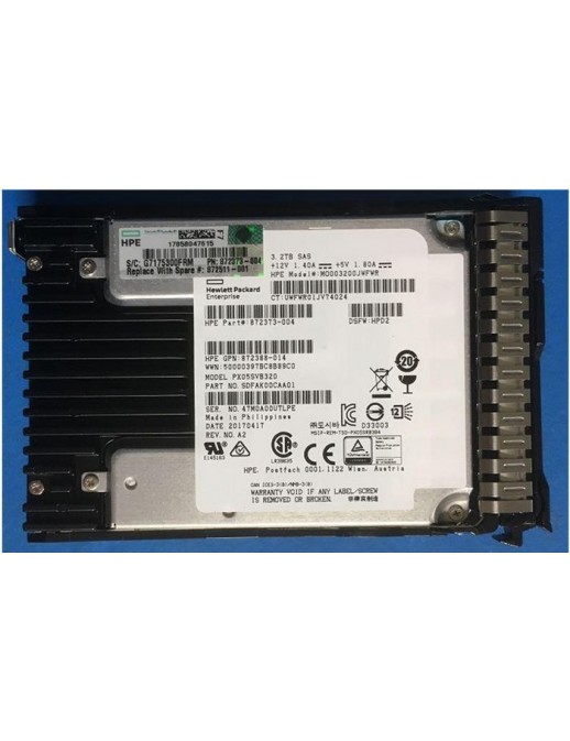 872511-001 872511-001 Hewlett Packard Enterprise SSD 3.2TB 12G SFF SAS MU SC 99107473 43201830