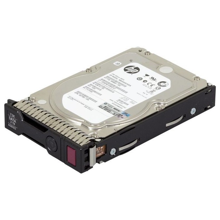 658102-001 Hewlett Packard Enterprise 2TB hot-plug SATA hard disk drive - 7,200 RPM, 6Gb per second transfer rate, 3.5-inch larg