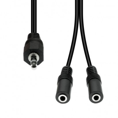 M32XM3F-002 ProXtend Mini-Jack 3-Pin Splitter Cable M-F Black 20cm 1059722 NONE - Only use for...