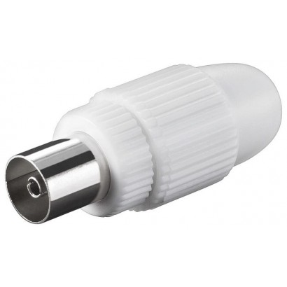 11501 Goobay Coaxial Coupling with Screw Fixing, 10 pcs. 832196 IEC