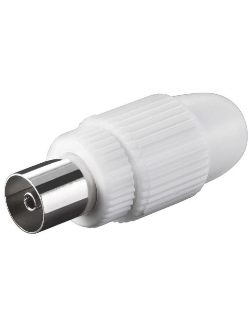 11501 Goobay Coaxial Coupling with Screw Fixing, 10 pcs. 832196 IEC