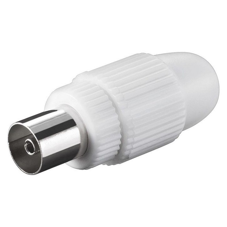 11501 Goobay Coaxial Coupling with Screw Fixing, 10 pcs. 832196 IEC