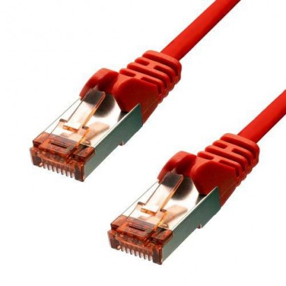 V-6FUTP-005R ProXtend CAT6 F/UTP CCA PVC Ethernet Cable Red 50cm 827134 NONE - Only use for non-battery items