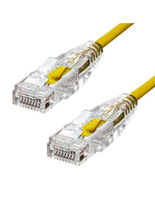 S-6AUTP-03Y ProXtend Ultra Slim CAT6A U/UTP CU LSZH Ethernet Cable Yellow 3m 823764 NONE - Only use for non-battery items