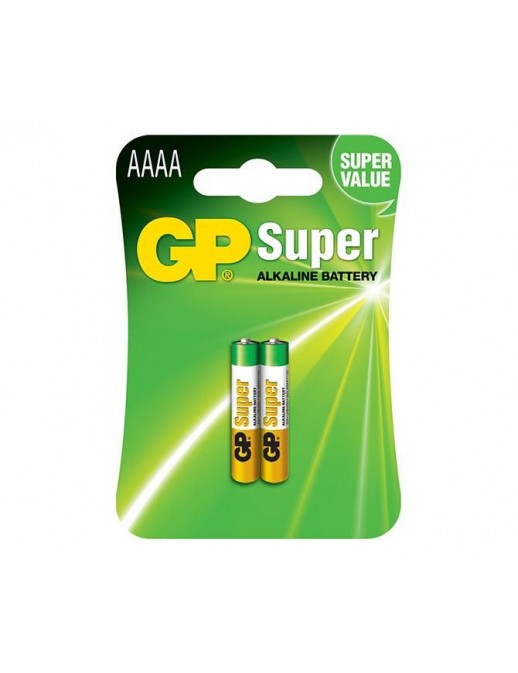 151023 151023 GP Super Alkaline AAAA, 25A / LR61, 2-pack AAAA