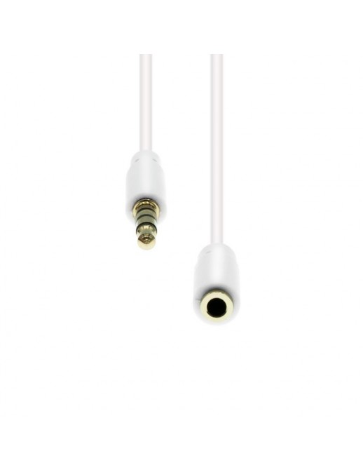 M4EXS-01W ProXtend Mini-Jack 4-Pin Slim Extension Cable White 1M 824618 NONE - Only use for non-battery items