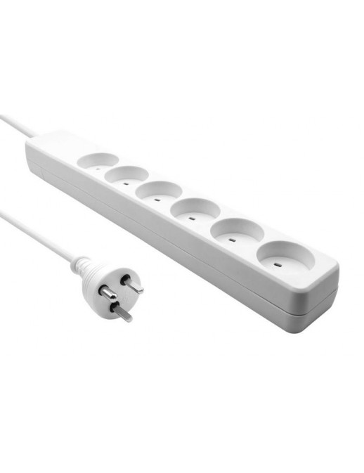 KIT6-KIT01W KIT6-KIT01W ProXtend Danish IT Power Strip 6-way 1M White 829489 1 m Features DSE