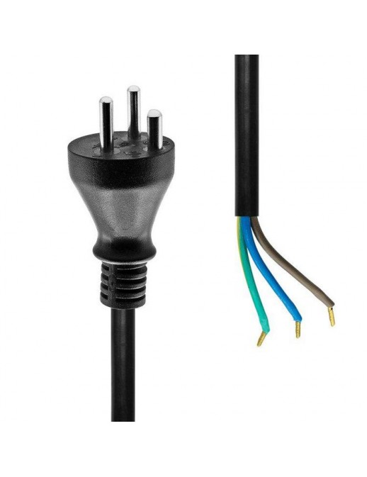 PC-KOE-001 ProXtend Power Cord Denmark to Open End 1M Black 647769 NONE - Only use for non-battery items
