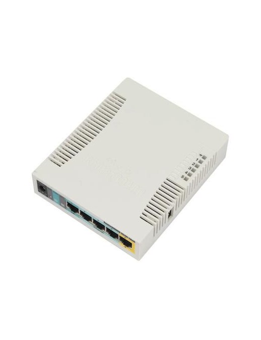 RB951UI-2HND MikroTik Wireless (2.4GHz, 802.11b/g/n), 5 x Ethernet LAN RJ-45, 1 x USB 2.0, 600MHz CPU, 128MB RAM DS3578-ER2F005W