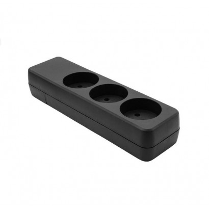K3-0B ProXtend Danish Power Strip 3-way Black 829526 Type K