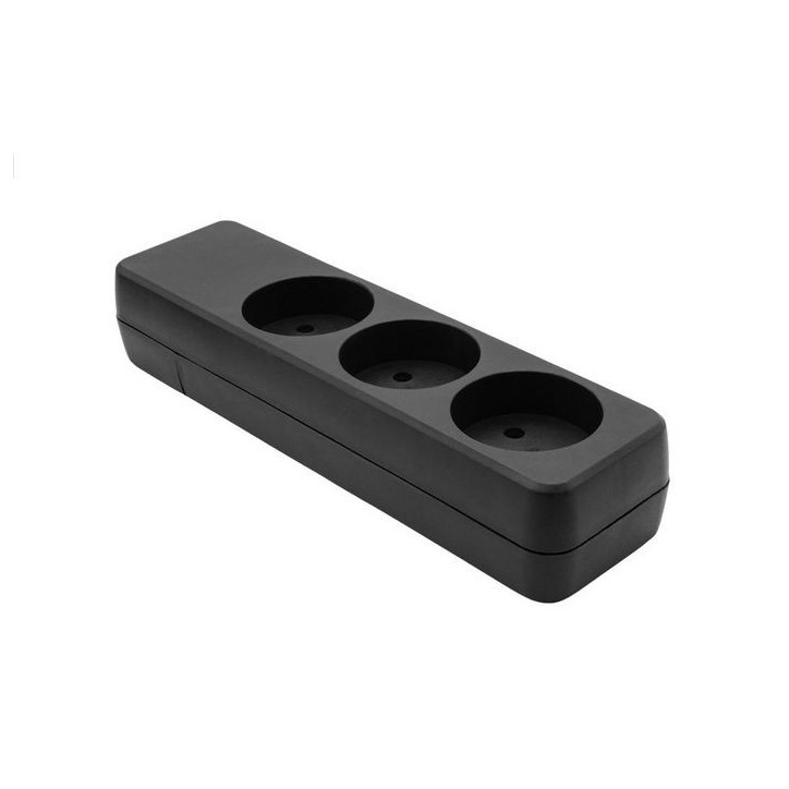 K3-0B ProXtend Danish Power Strip 3-way Black 829526 Type K