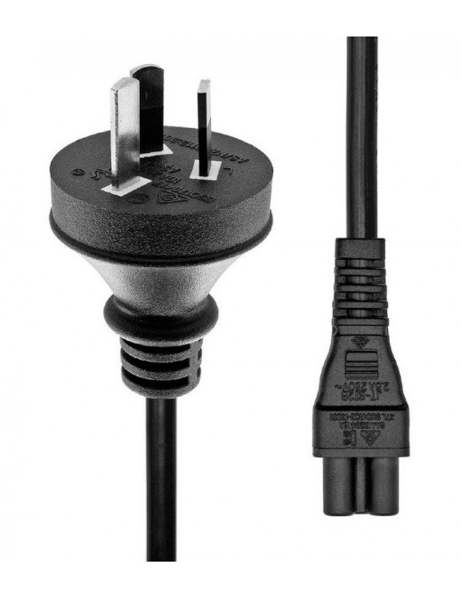 PC-IC5-002 ProXtend Power Cord Australia to C5 2M Black 835223 NONE - Only use for non-battery items