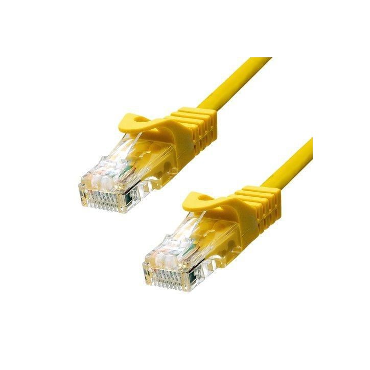 5UTP-005Y ProXtend CAT5e U/UTP CU PVC Ethernet Cable Yellow 50cm 827243 NONE - Only use for non-battery items