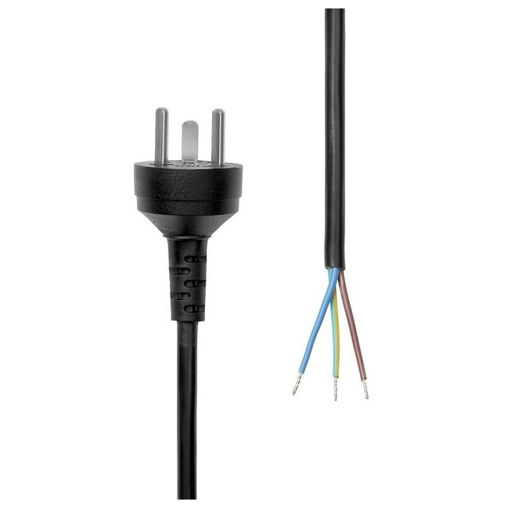 PC-KITOE-010 ProXtend Power Cord Denmark EDB to Open End 10M Black 832276 NONE - Only use for non-battery items
