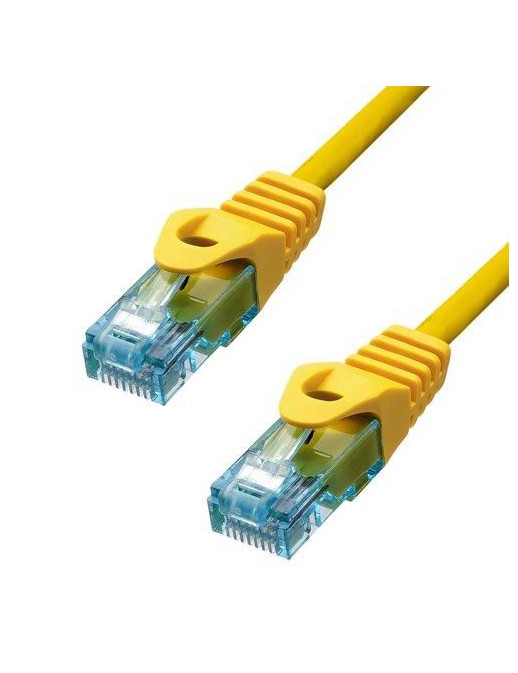 6AUTP-01Y ProXtend CAT6A U/UTP CU LSZH Ethernet Cable Yellow 1m 827291 NONE - Only use for non-battery items
