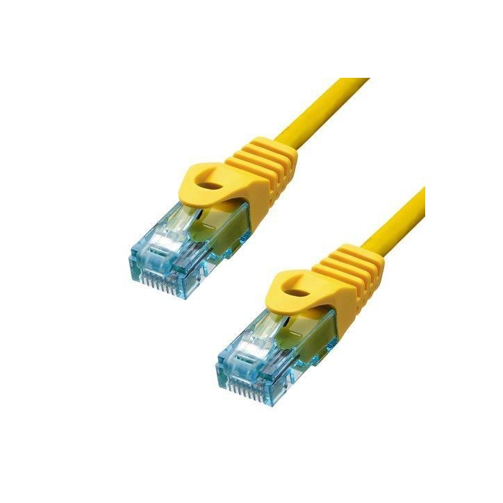 6AUTP-01Y ProXtend CAT6A U/UTP CU LSZH Ethernet Cable Yellow 1m 827291 NONE - Only use for non-battery items