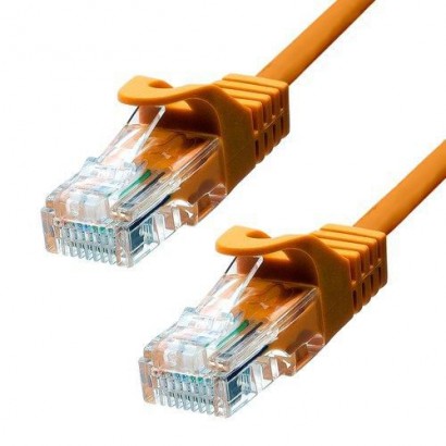 5UTP-03O ProXtend CAT5e U/UTP CU PVC Ethernet Cable Orange 3m NONE - Only use for non-battery items