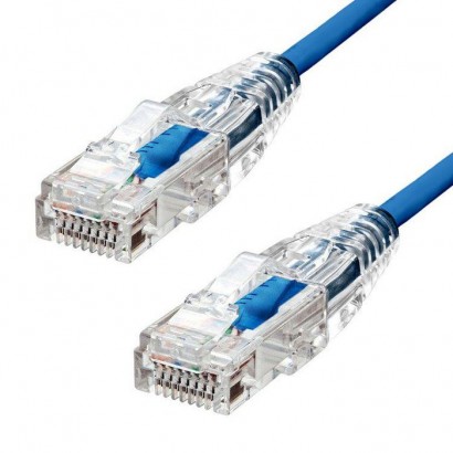 S-6AUTP-0075BL S-6AUTP-0075BL ProXtend Ultra Slim CAT6A U/UTP CU LSZH Ethernet Cable Blue 75cm 827268 NONE - Only use for non...