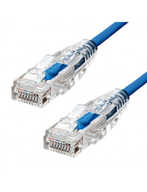 S-6AUTP-0075BL S-6AUTP-0075BL ProXtend Ultra Slim CAT6A U/UTP CU LSZH Ethernet Cable Blue 75cm 827268 NONE - Only use for non...