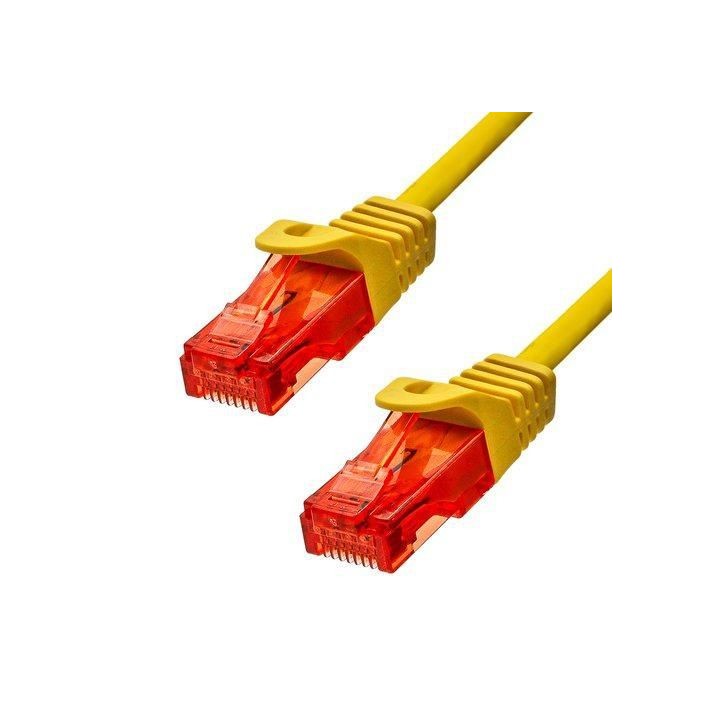 6UTP-10Y ProXtend CAT6 U/UTP CU LSZH Ethernet Cable Yellow 10m 41323 NONE - Only use for non-battery items