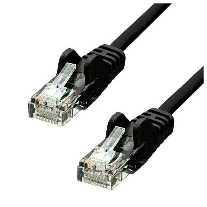 V-5UTP-005B ProXtend CAT5e U/UTP CCA PVC Ethernet Cable Black 50cm NONE - Only use for non-battery items