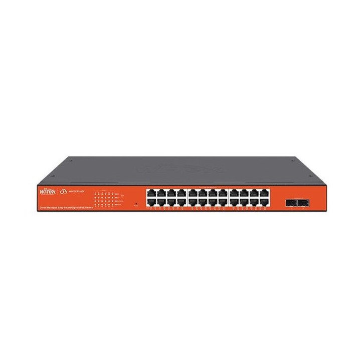 WI-PCES326GF Wi-Tek 24*10/100/1000Mbps RJ45 Ports 2*1000Mbps SFP Slots Cloud WIIOT110 43222612