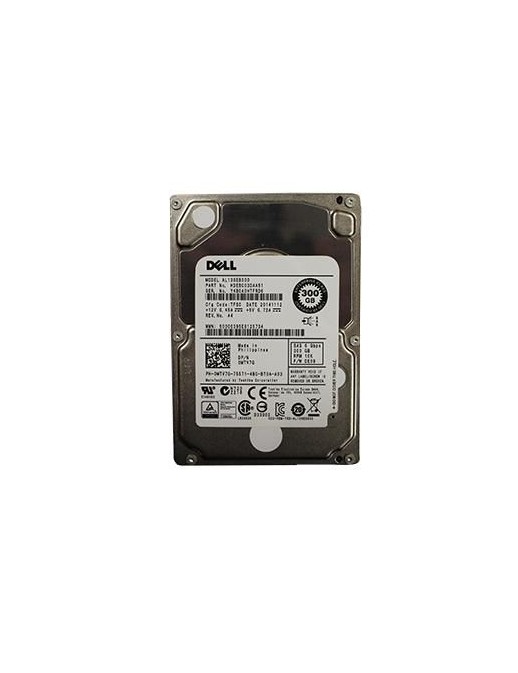 MTV7G Dell HDD, 300GB, 512b, SAS, 10K RPM, 2.5 inch, 64MB, Toshiba, AL13SE 0T2JX4 Server/workstation