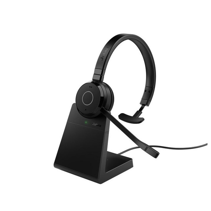 6693-833-499 Jabra Evolve 65 TE - USB-A UC Mono (Include Stand) Black