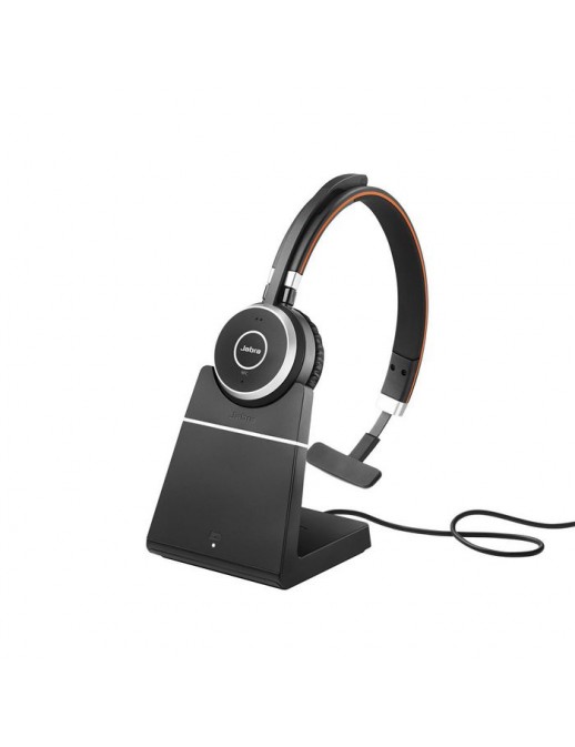 6593-833-399 Jabra Jabra Evolve 65 SE - MS Mono with Charging Stand 1068766 Black