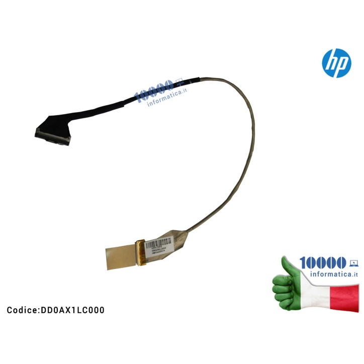 Cavo Flat LCD HP COMPAQ CQ42 G42 DD0AX1LC001 DD0AX1LC000