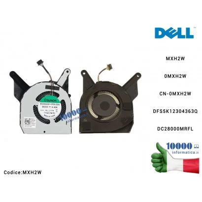 MXH2W MXH2W Dell Fan For UMA Dell Latitude 5400 (P98G) 5400 0MXH2W CN-0MXH2W DFS5K12304363Q DC28000MRFL Features DSE