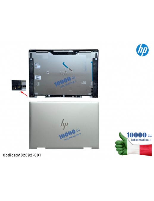 Cover LCD HP Envy X360 13-BD TPN-C152 13-BD 13M-BD 13T-BD [Silver] M82692-001 HP LCD Back Cover crafted specifically for OLED NSV models
