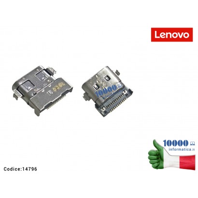 Connettore di Alimentazione USB C Tipo C (24 PIN) LENOVO ThinkBook 15 G2 ARE (20VG) 15 G2 ITL...