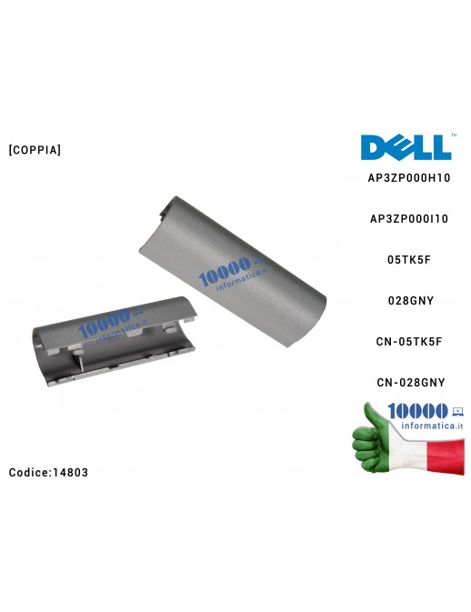 Copri Cerniere Coperchio DELL Inspiron 3510 3511 3515 3520 3521 3525 [COPPIA] AP3ZP000H10 AP3ZP000I10 05TK5F 028GNY 5TK5F 28GNY CN-05TK5F CN-028GNY