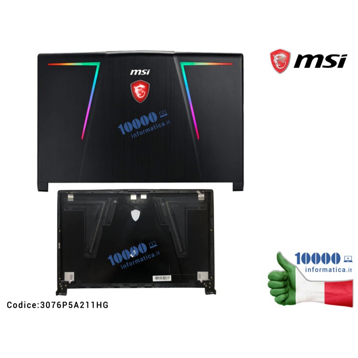 Cover LCD MSI GE63 GE63-8RE GE63-8RF GE63-8SE GE63-8SF Raider RGB (MS-16P5) 8RF-341CN 8RE-005 3076P5A211HG 307-6P5A211-HG0