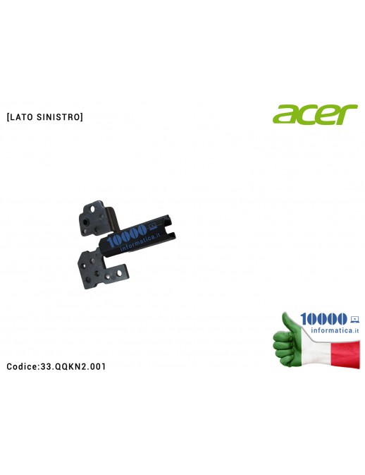 Cerniera [SX] Hinge ACER Nitro 14 AN14-41 [LATO SINISTRO] 33.QQKN2.001 33QQKN2001
