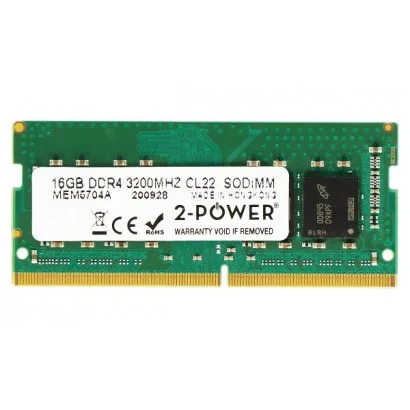 2P-KCP432SS8/16 2P-KCP432SS8/16 16GB DDR4 3200MHz CL22 SODIMM