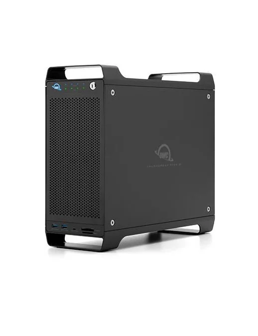 OWCTB3F80C000 OWCTB3F80C000 OWC 8-Bay Storage, 8-Port Connectivity, Thunderbolt 3, U.2 NVMe, RAID, Black, DisplayPort, PCIe G...