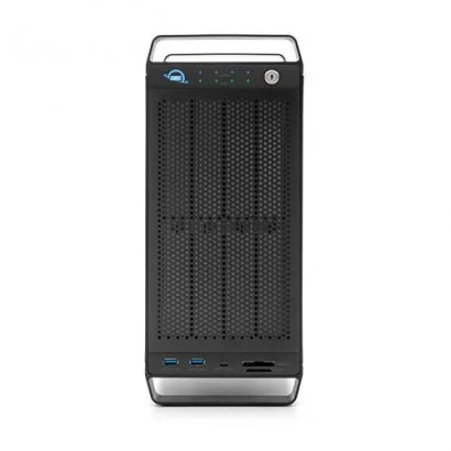 OWCTB3F80C000 OWCTB3F80C000 OWC 8-Bay Storage, 8-Port Connectivity, Thunderbolt 3, U.2 NVMe, RAID, Black, DisplayPort, PCIe G...