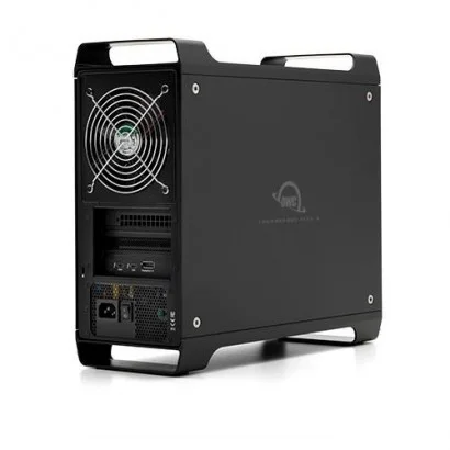 OWCTB3F80C000 OWCTB3F80C000 OWC 8-Bay Storage, 8-Port Connectivity, Thunderbolt 3, U.2 NVMe, RAID, Black, DisplayPort, PCIe G...