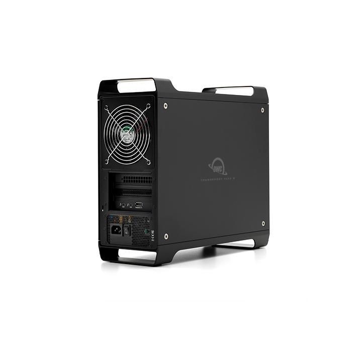 OWCTB3F80C000 OWC 8-Bay Storage, 8-Port Connectivity, Thunderbolt 3, U.2 NVMe, RAID, Black, DisplayPort, PCIe Gen 3, USB Type-C,