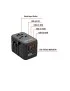32120 32120 Verbatim UTA-05 65W GaN III - Adattatore da viaggio universale UTA‑05 65 W, con 2 porte USB‑A e 2 porte USB-C, ca...