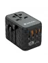 32120 32120 Verbatim UTA-05 65W GaN III - Adattatore da viaggio universale UTA‑05 65 W, con 2 porte USB‑A e 2 porte USB-C, ca...