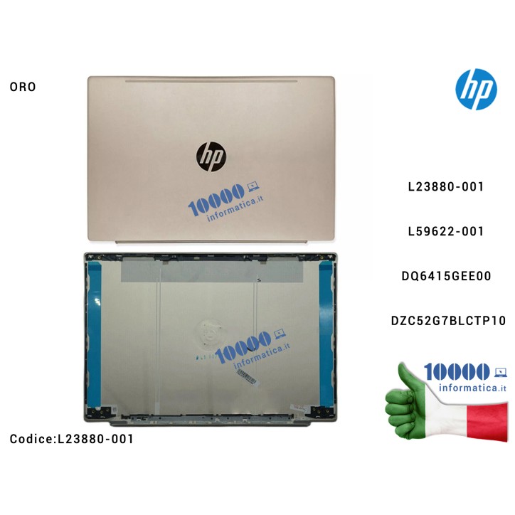 Cover LCD [Pale Gold] HP Pavilion 15-CS 15-CW TPN-Q210 TPN-Q208 (ORO) L23880-001 L59622-001 DQ6415GEE00 DZC52G7BLCTP10