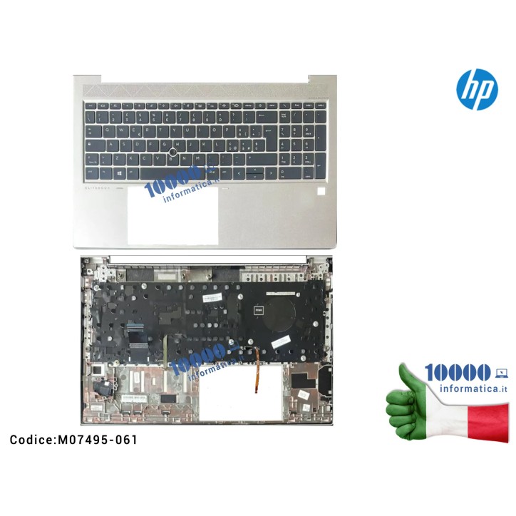 M07495-061 Tastiera Top Case HP ZBook Firefly 15 G7 (ITA) Top cover/Tastiera Keyboard Italiana
