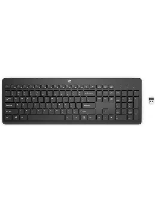 3L1E7AA#ABZ 3L1E7AAABZ Tastiera ITA HP 230 Wireless Keyboard Black - ITALIANA