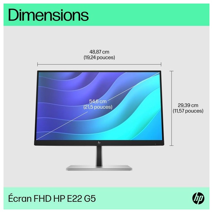 6N4E8AAABB HP E22 G5 21.5IN FHD 1920X1080